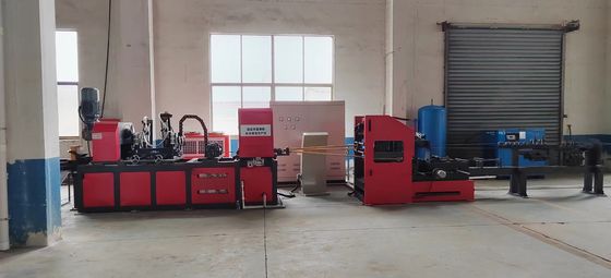 Máquina de fabricación de armaduras de acero plano 22kw Línea de producción de soldadura