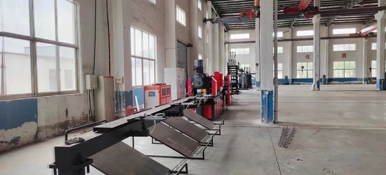 Máquina de fabricación de truss eléctrico Sistema de control PLC 0.3 mm Error en la longitud
