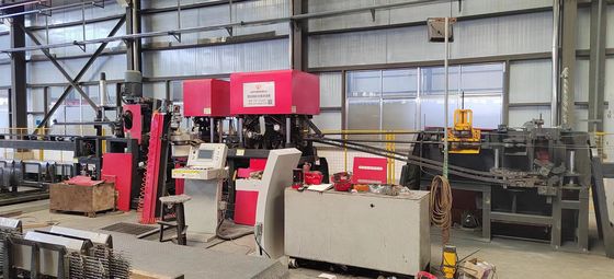 Máquina de soldadura de armaduras controlada por PLC automática