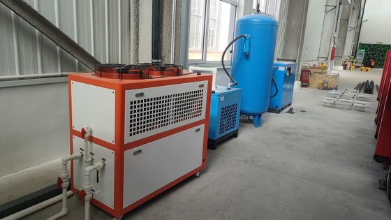 380V 50Hz enfriado con agua Chiller industrial de refrigeración por aire 1610x735x1390