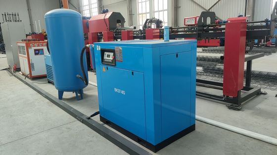 Compresor de tornillo eléctrico controlado por PLC 37/22kw con bajo nivel de ruido