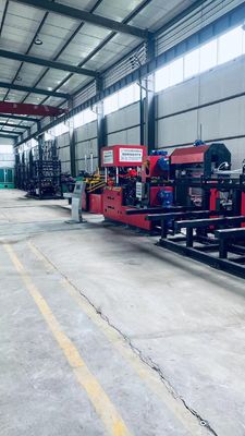 Máquina de soldadura de barras de acero con pantalla táctil PLC Precisión 12-15m Velocidad de soldadura 70-270mm Alturas de soldadura