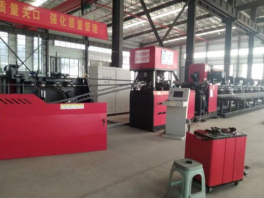 Máquina de soldadura de barras de acero robusta con sistema de control PLC para soldaduras impecables